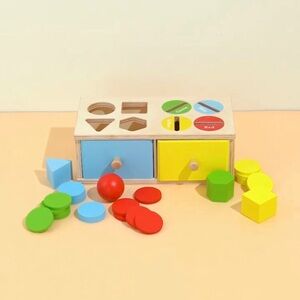Montessori Wooden Drawer Boxes for Kids Boys & Girls Preschool Teaching Aids.